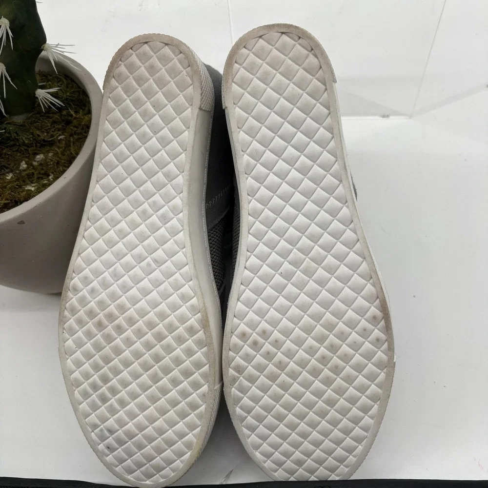 Steve‎ Madden Leo hidden wedge sneakers grey 7.5 Comfort pull-on